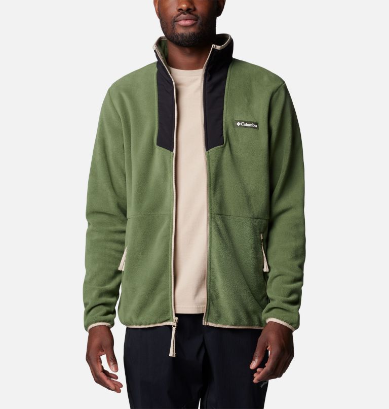 Men's Sequoia Grove Fleece Jacket, Color: Canteen, Black, Ancient Fossil, image 6