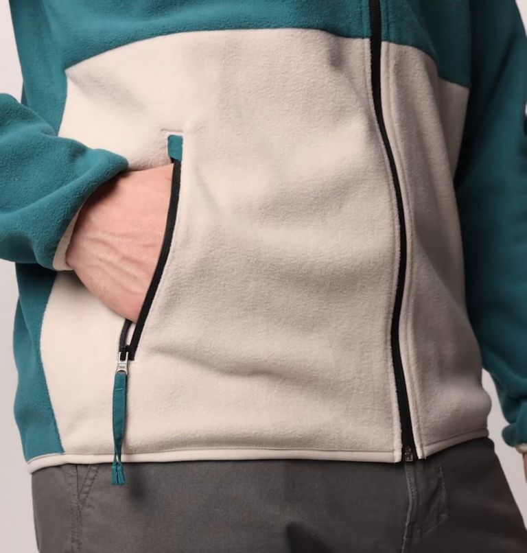 Men's Sequoia Grove Full Zip Fleece, Color: River Blue, Dark Stone, Black