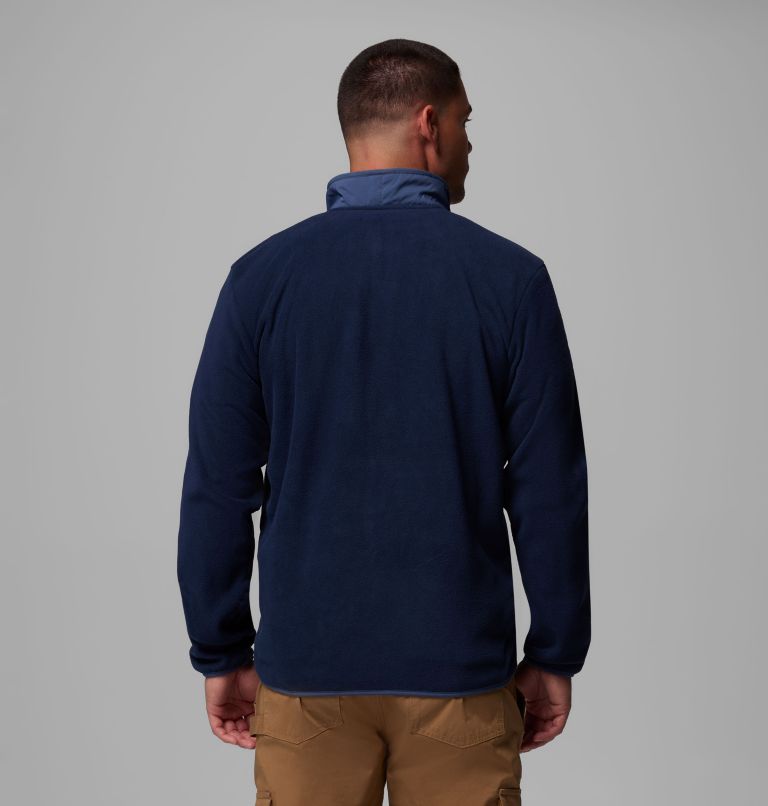 Men's Sequoia Grove Full Zip Fleece, Color: Collegiate Navy, Dark Mtn, image 3
