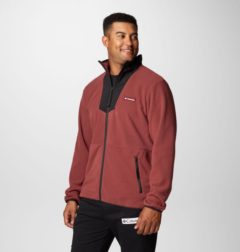 Men's Sequoia Grove Fleece Jacket, Color: Spice, Black, image 4