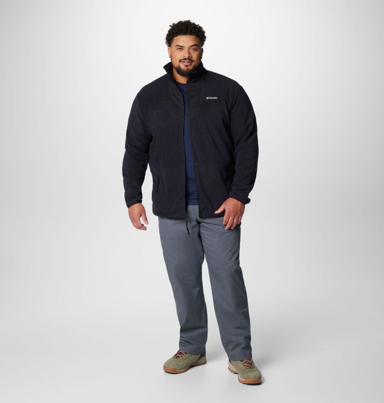 Men's Sequoia Grove Full Zip Fleece - Big, Color: Black, image 3