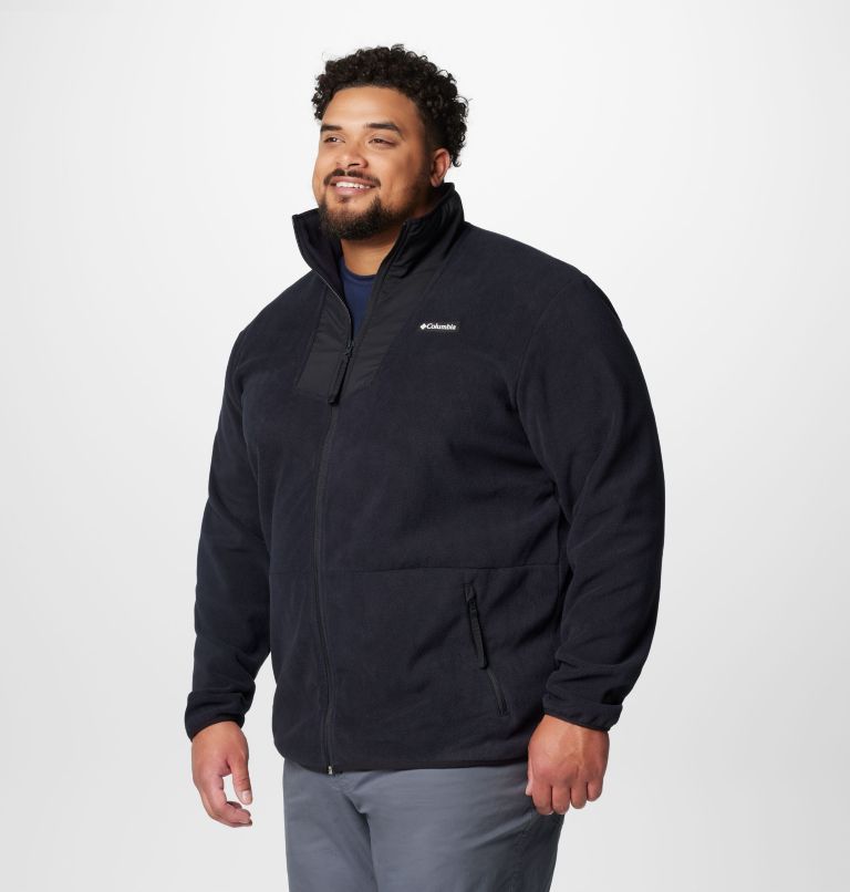 Men's Sequoia Grove Full Zip Fleece - Big, Color: Black, image 4