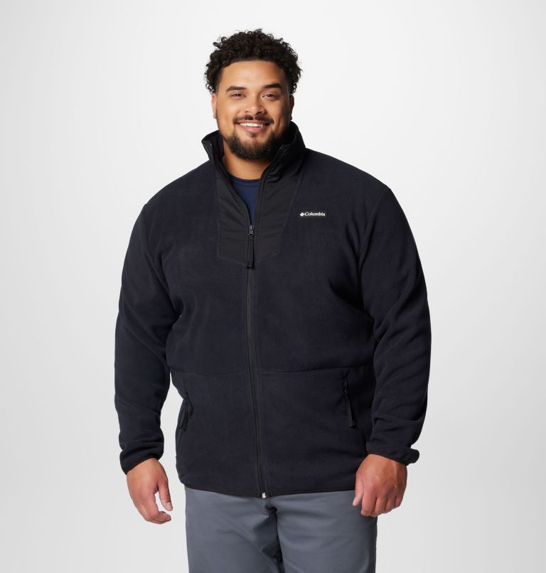Men's Sequoia Grove Full Zip Fleece - Big, Color: Black, image 1