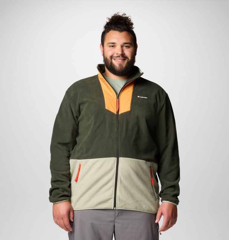 Men's Sequoia Grove Full Zip Fleece - Big, Color: Greenscape, Sunstone, Safari, Spicy Pull, image 1