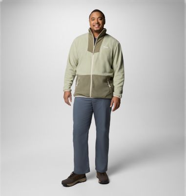 Men's Sequoia Grove Fleece Jacket - Extended Size, Color: Safari, Stone Green, image 4