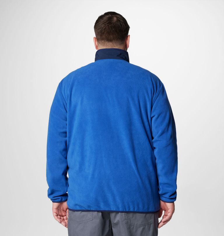 Vêtement polaire à fermeture éclair pleine longueur Sequoia Grove pour hommes – Tailles fortes, Color: Mountain Blue, Collegiate Navy, image 2