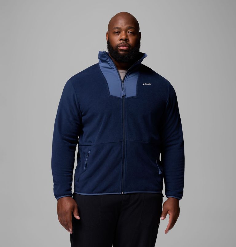 Men's Sequoia Grove Full Zip Fleece - Big, Color: Collegiate Navy, Dark Mtn, image 1