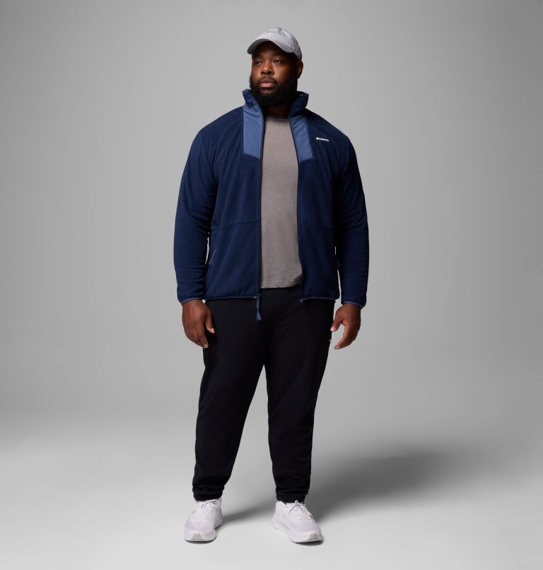 Men's Sequoia Grove Full Zip Fleece - Big, Color: Collegiate Navy, Dark Mtn, image 2