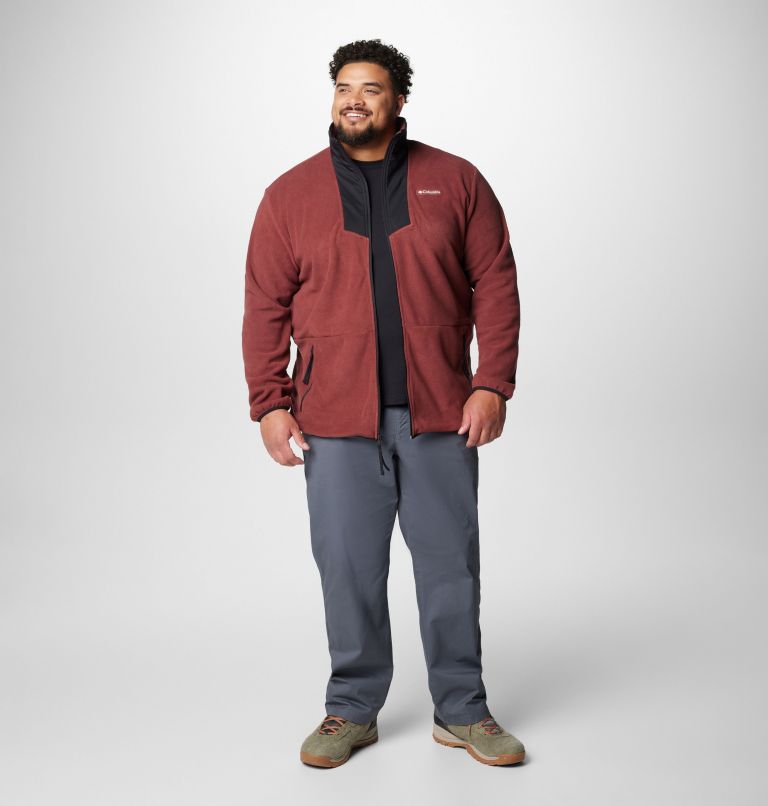 Men's Sequoia Grove Full Zip Fleece - Big, Color: Spice, Black, image 3