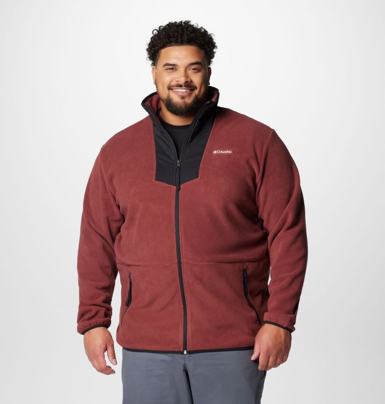 Men's Sequoia Grove Full Zip Fleece - Big, Color: Spice, Black, image 1
