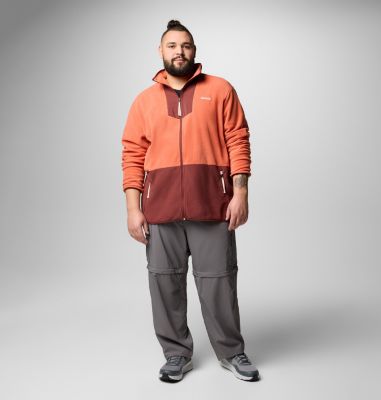 Men's Sequoia Grove Fleece Jacket - Extended Size, Color: Tuscan, Spice, image 2