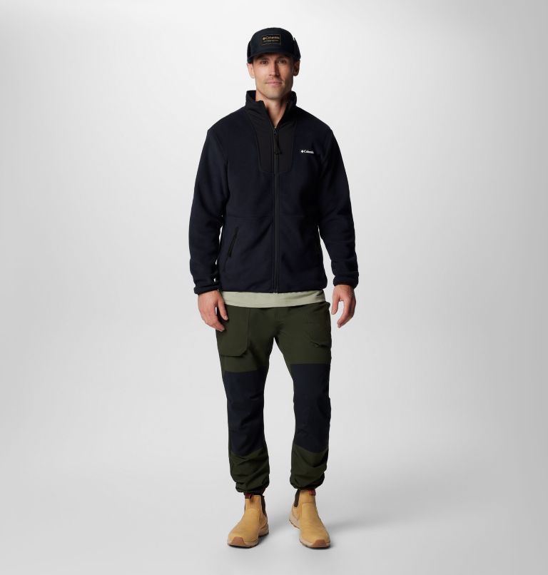 Vêtement polaire à fermeture éclair pleine longueur Sequoia Grove pour hommes – Grandes tailles, Color: Black, image 3