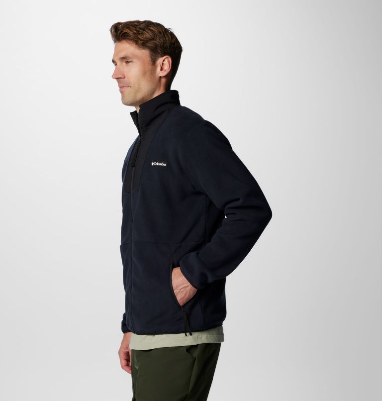 Vêtement polaire à fermeture éclair pleine longueur Sequoia Grove pour hommes – Grandes tailles, Color: Black, image 4