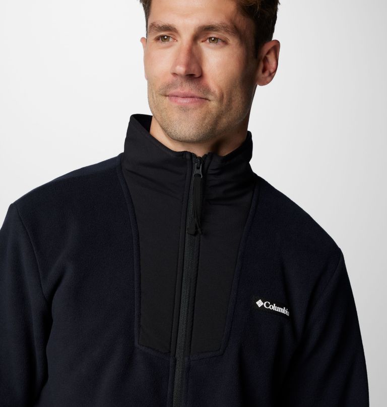Vêtement polaire à fermeture éclair pleine longueur Sequoia Grove pour hommes – Grandes tailles, Color: Black, image 5