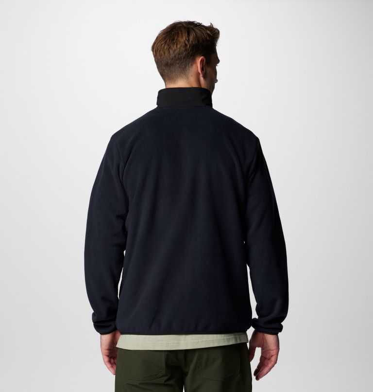 Vêtement polaire à fermeture éclair pleine longueur Sequoia Grove pour hommes – Grandes tailles, Color: Black, image 2