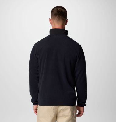 Men's Sequoia Grove Half Zip Fleece, Color: Black, image 2