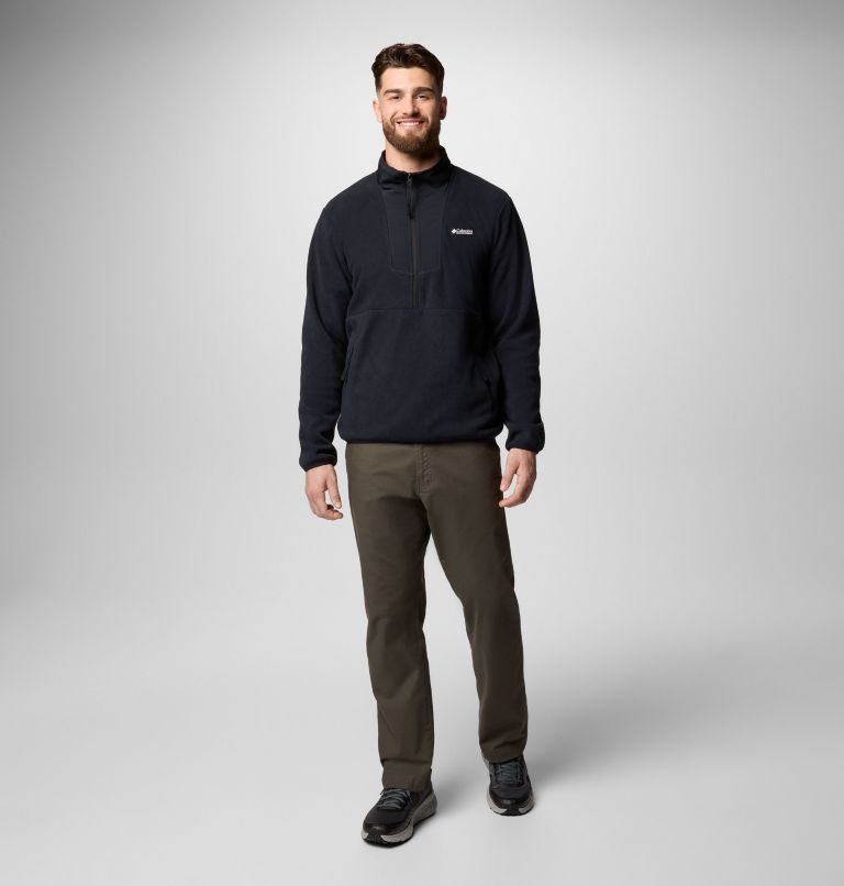 Forro polar con media cremallera Sequoia Grove para hombre, Color: Black, image 2