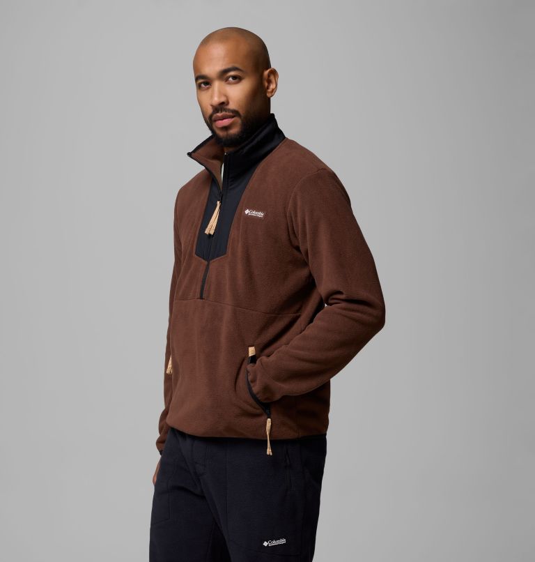 Sequoia Grove Half Zip Fleece, Color: Tobacco, Black, image 4