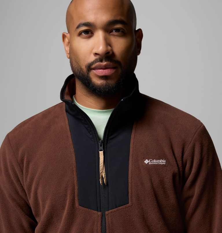 Sequoia Grove Half Zip Fleece, Color: Tobacco, Black, image 5