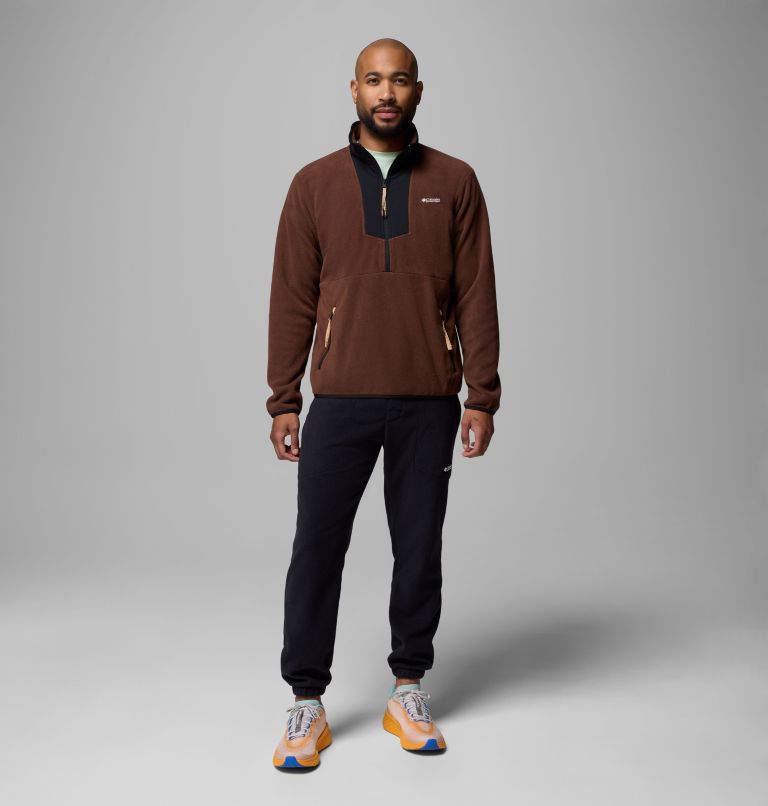 Sequoia Grove Half Zip Fleece, Color: Tobacco, Black, image 2