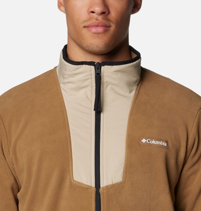 Men's Sequoia Grove Half Zip Fleece, Color: Delta, Ancient Fossil, Black, image 4
