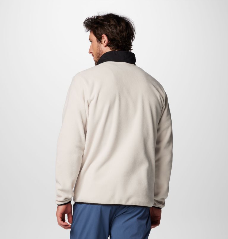 Men's Sequoia Grove Half Zip Fleece, Color: Dark Stone, Black, Spicy Pulls, image 2