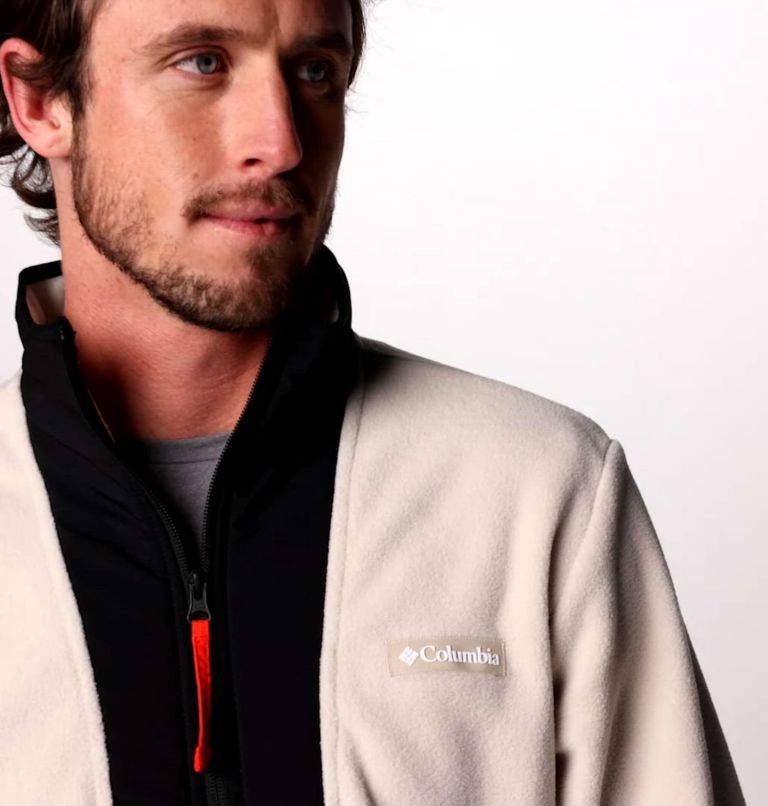 Men's Sequoia Grove Half Zip Fleece, Color: Dark Stone, Black, Spicy Pulls