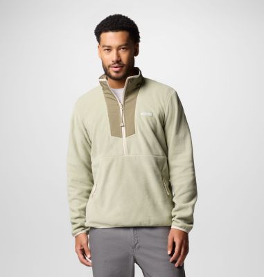 Sequoia Grove Half Zip Fleece, Color: Safari, Stone Green, image 1