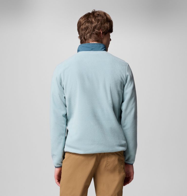 Men's Sequoia Grove Half Zip Fleece, Color: Crushed Blue, Everblue, image 3