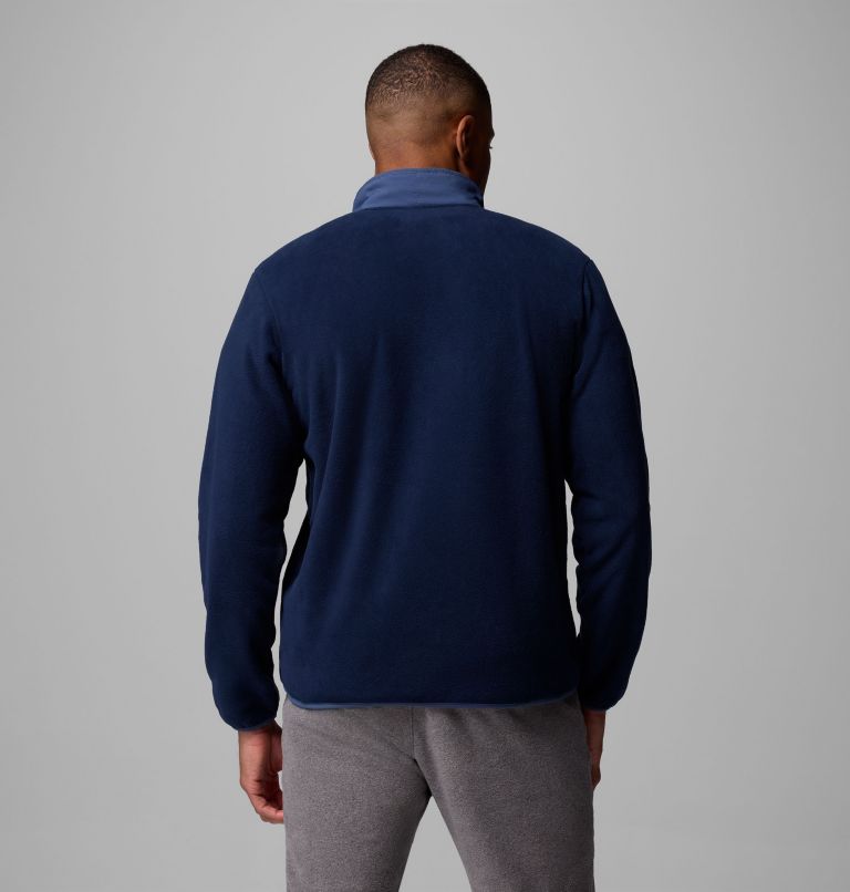 Men's Sequoia Grove Half Zip Fleece, Color: Collegiate Navy, Dark Mountain, image 3