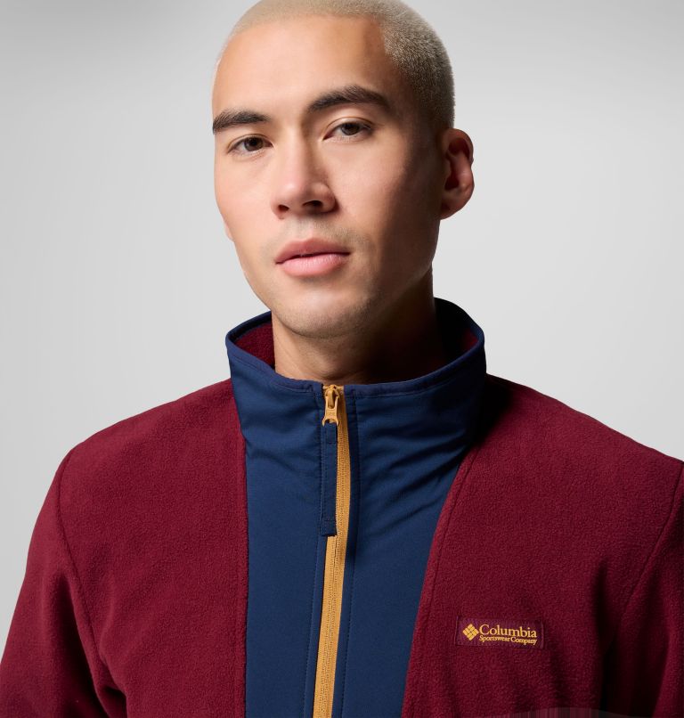 Sequoia Grove Half Zip Fleece, Color: Rich Wine, Collegiate Navy, image 5