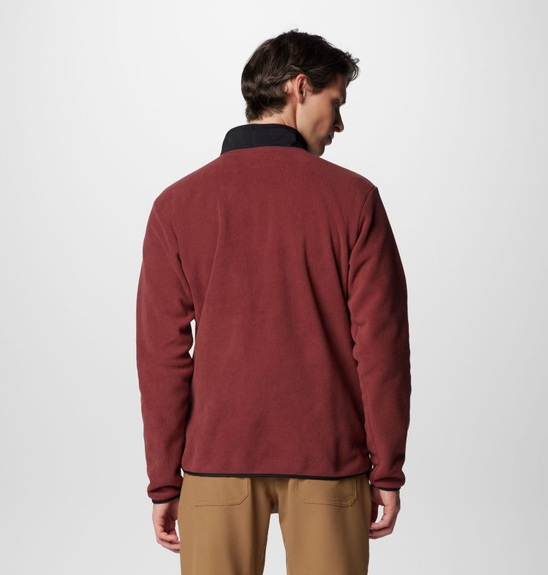 Men's Sequoia Grove Half Zip Fleece, Color: Spice, Black, image 2