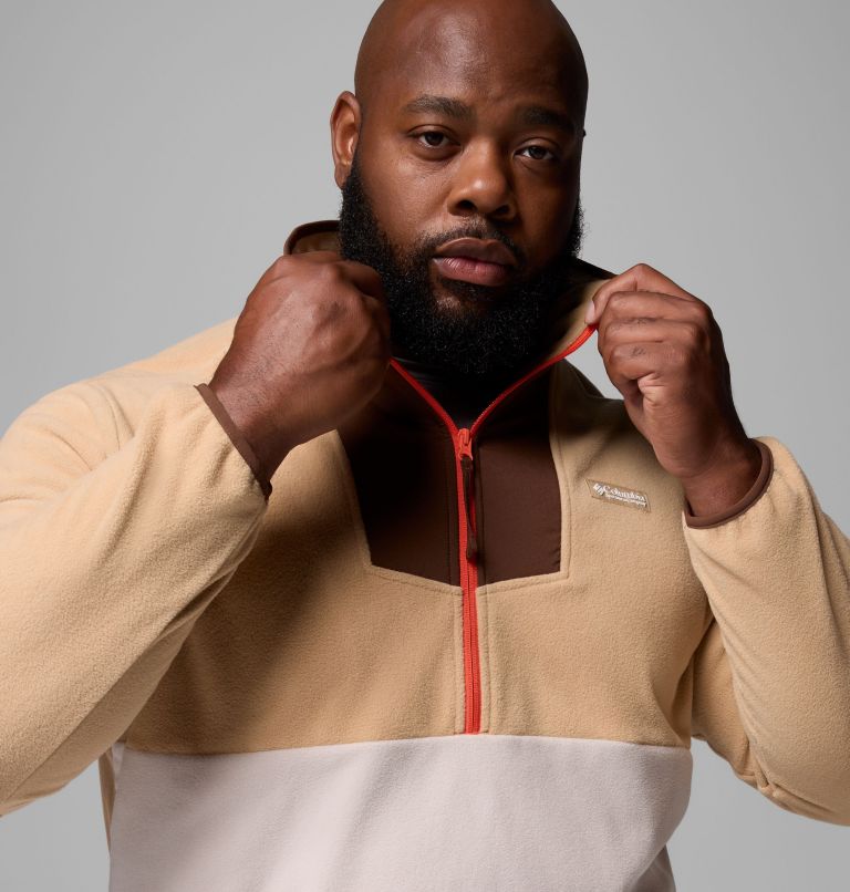 Men's Sequoia Grove Half Zip Fleece - Big, Color: Canoe, Dark Stone, Tobacco, image 5