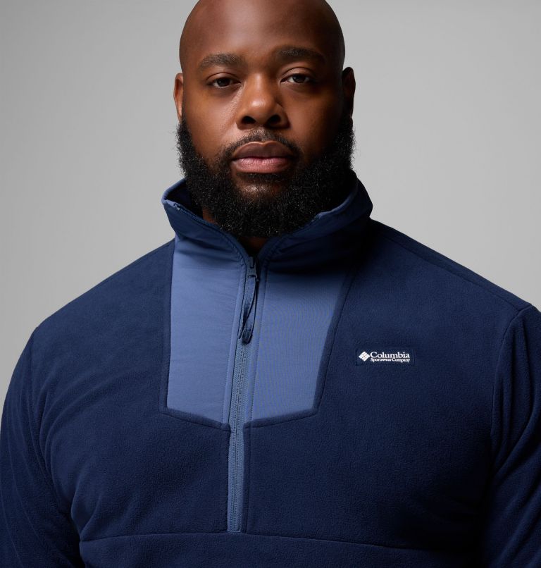 Men's Sequoia Grove Half Zip Fleece - Big, Color: Collegiate Navy, Dark Mountain, image 5