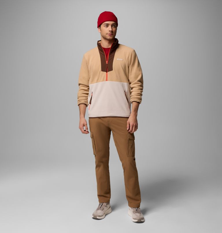 Men's Sequoia Grove Half Zip Fleece - Tall, Color: Canoe, Dark Stone, Tobacco, image 2