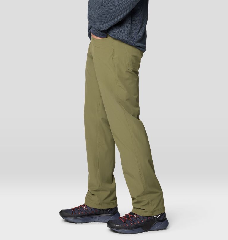 Men's Yumalino Lined Pant, Color: Combat Green, image 4