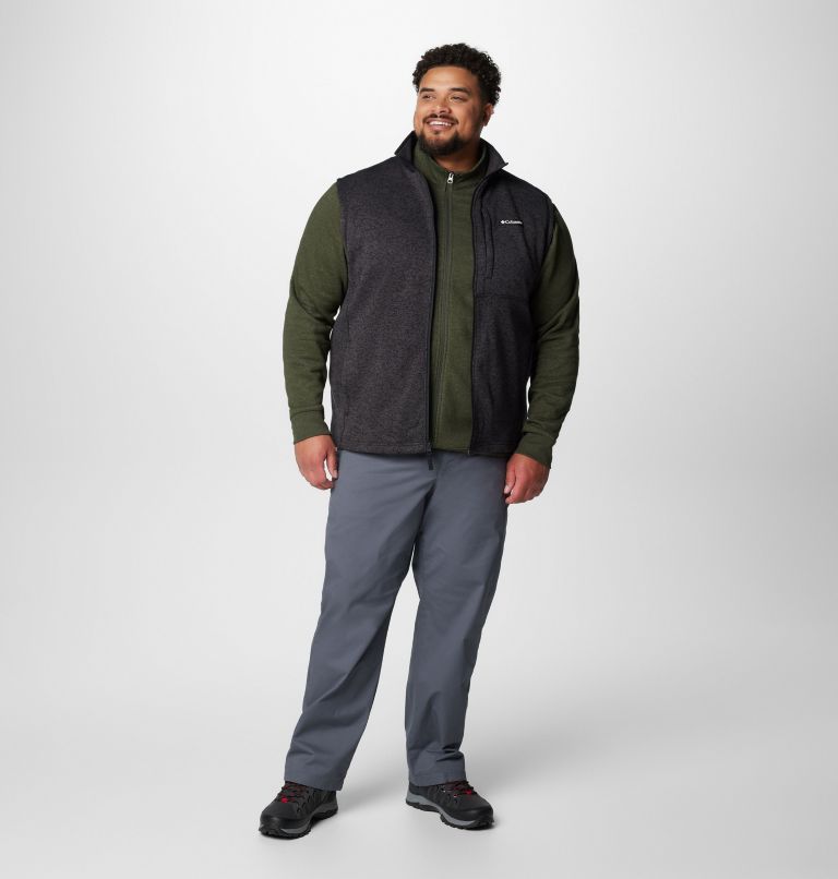 Men's Sweater Weather II Vest - Big, Color: Black Heather, Black, image 3