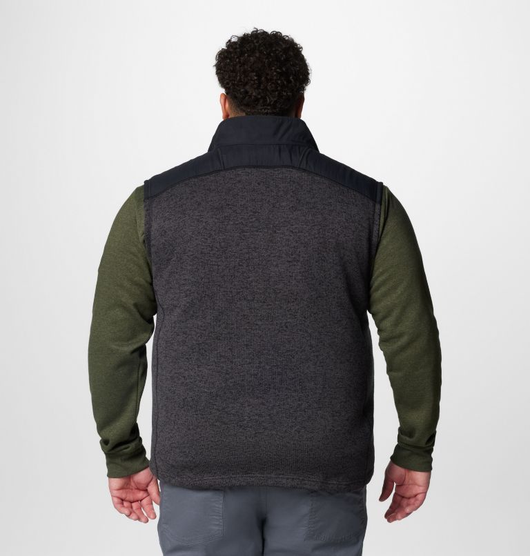 Men's Sweater Weather II Vest - Big, Color: Black Heather, Black, image 2