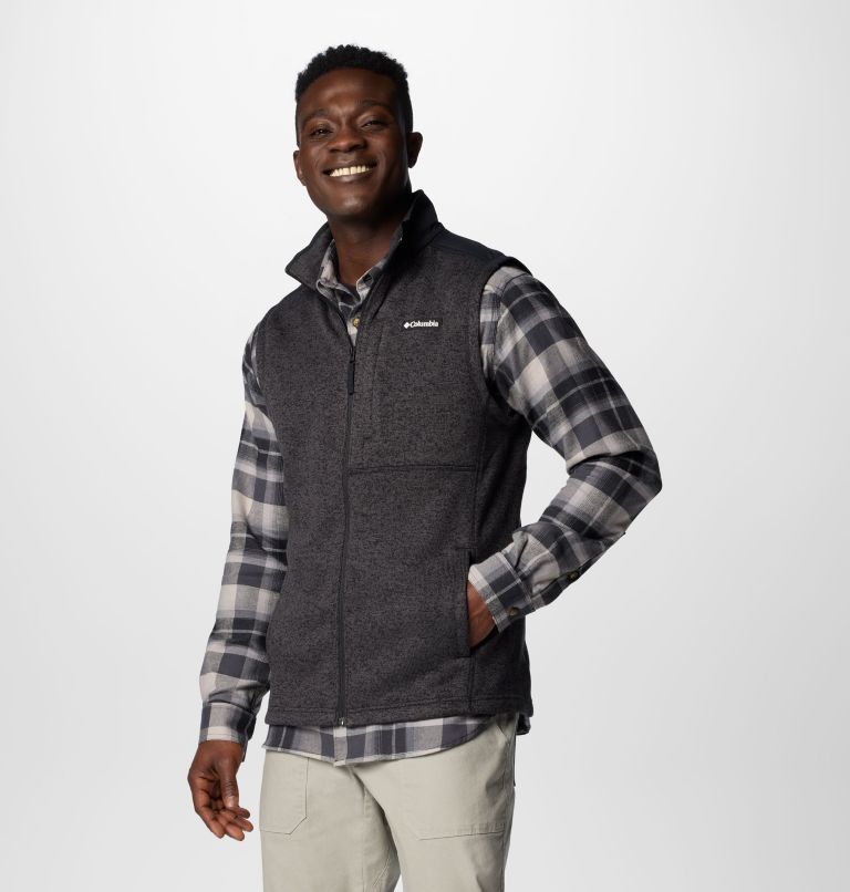 Men's Sweater Weather II Vest - Tall, Color: Black Heather, Black, image 4