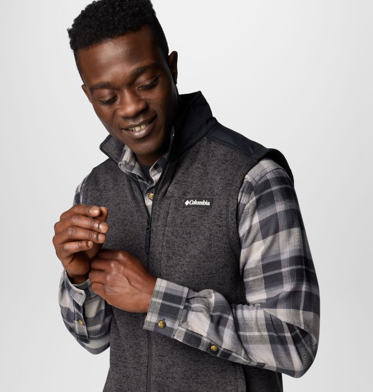 Men's Sweater Weather II Vest - Tall, Color: Black Heather, Black, image 5
