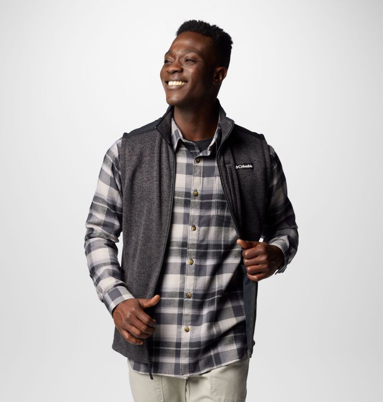 Men's Sweater Weather II Vest - Tall, Color: Black Heather, Black, image 6