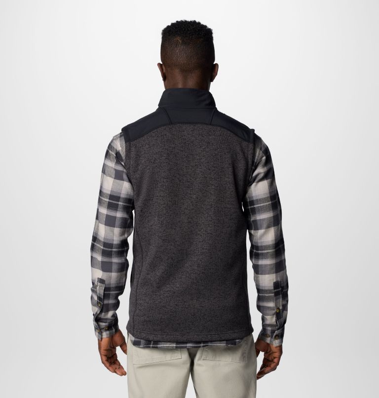 Men's Sweater Weather II Vest - Tall, Color: Black Heather, Black, image 2
