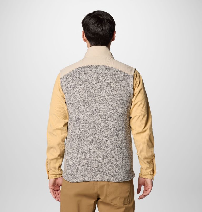 Men's Sweater Weather II Vest - Tall, Color: Dark Stone Heather, Ancient Fossil, image 2