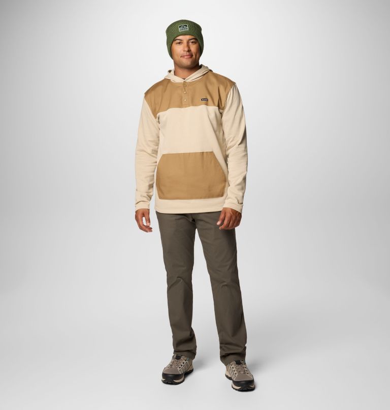 Men's Pitchstone Overlay Hoodie, Color: Ancient Fossil, Delta, image 3