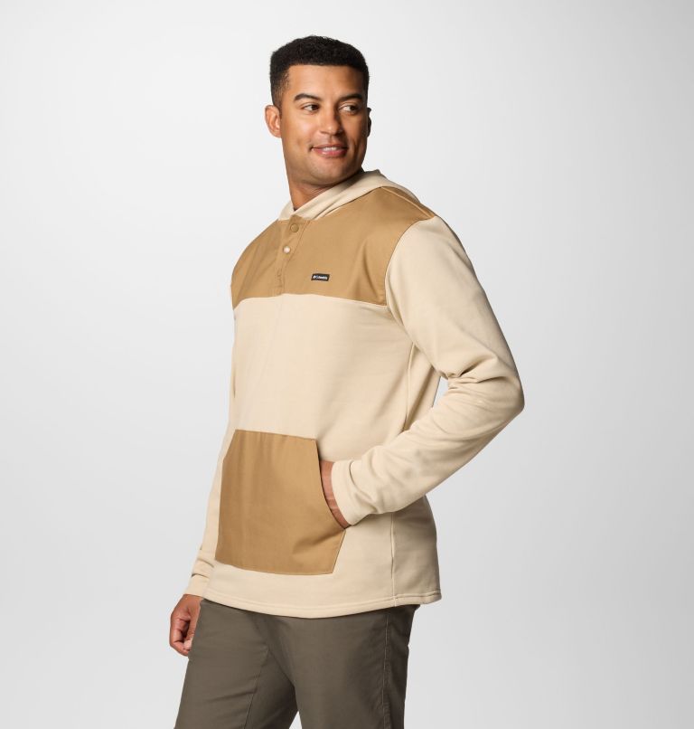 Men's Pitchstone Overlay Hoodie, Color: Ancient Fossil, Delta, image 4
