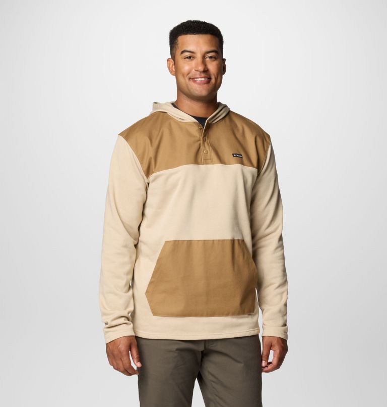 Men's Pitchstone Overlay Hoodie, Color: Ancient Fossil, Delta, image 1