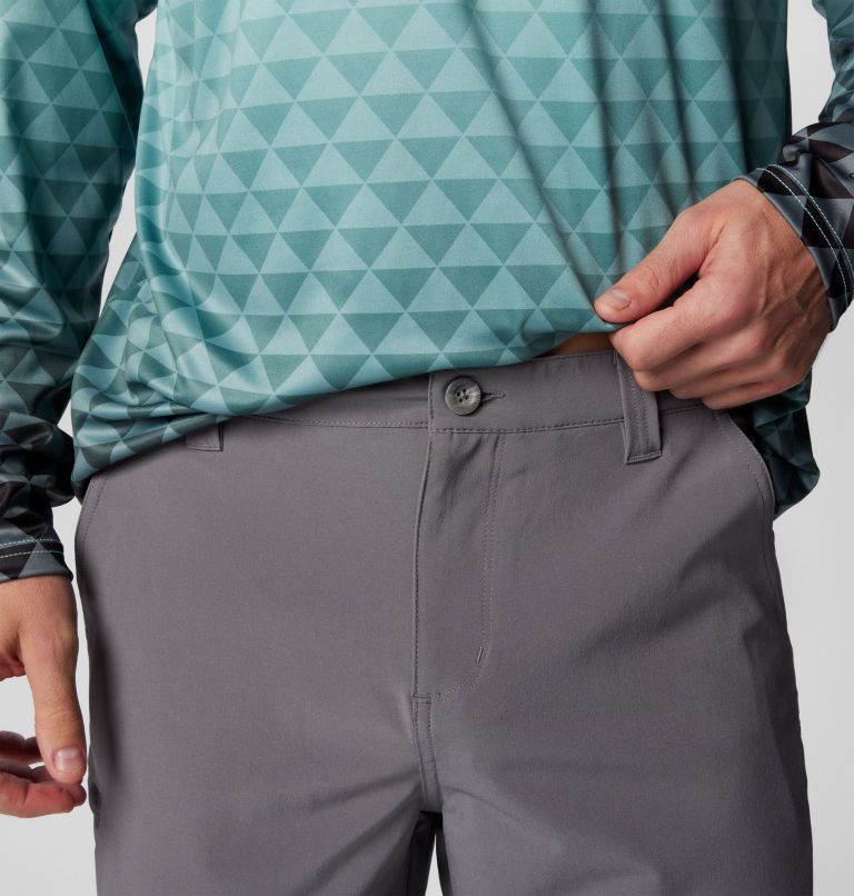 Men's Grander Marlin III Offshore Shorts, Color: City Grey, image 5