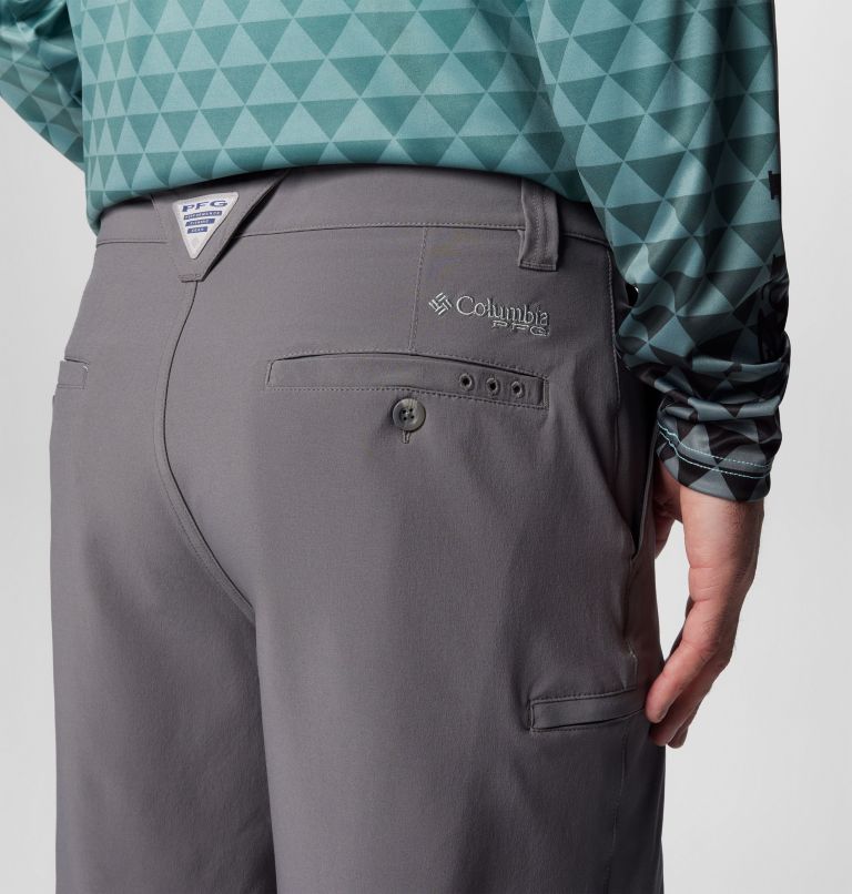 Men's Grander Marlin III Offshore Shorts, Color: City Grey, image 7