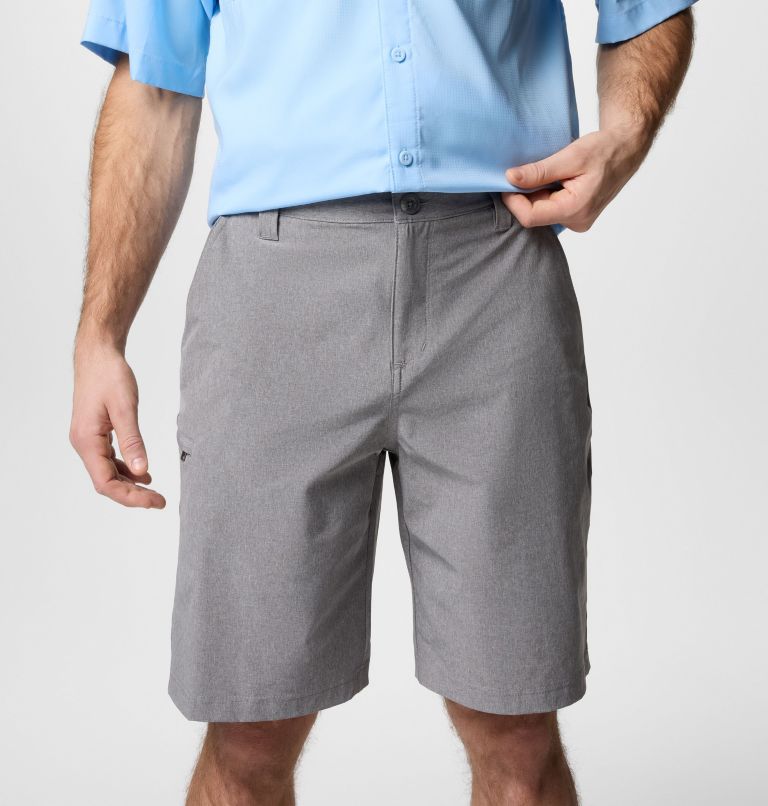 Men's Grander Marlin III Offshore Shorts, Color: City Grey Heather, image 5