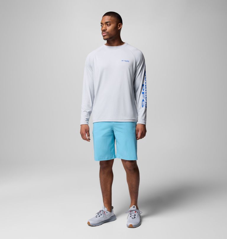 Men's Grander Marlin III Offshore Shorts, Color: Vintage Blue, image 2